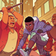 The newly released cover for Quincredible #1.
